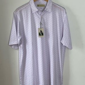 NWT Donald Ross White Polo Size L